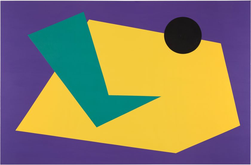 Purple Yellow Teal & Black