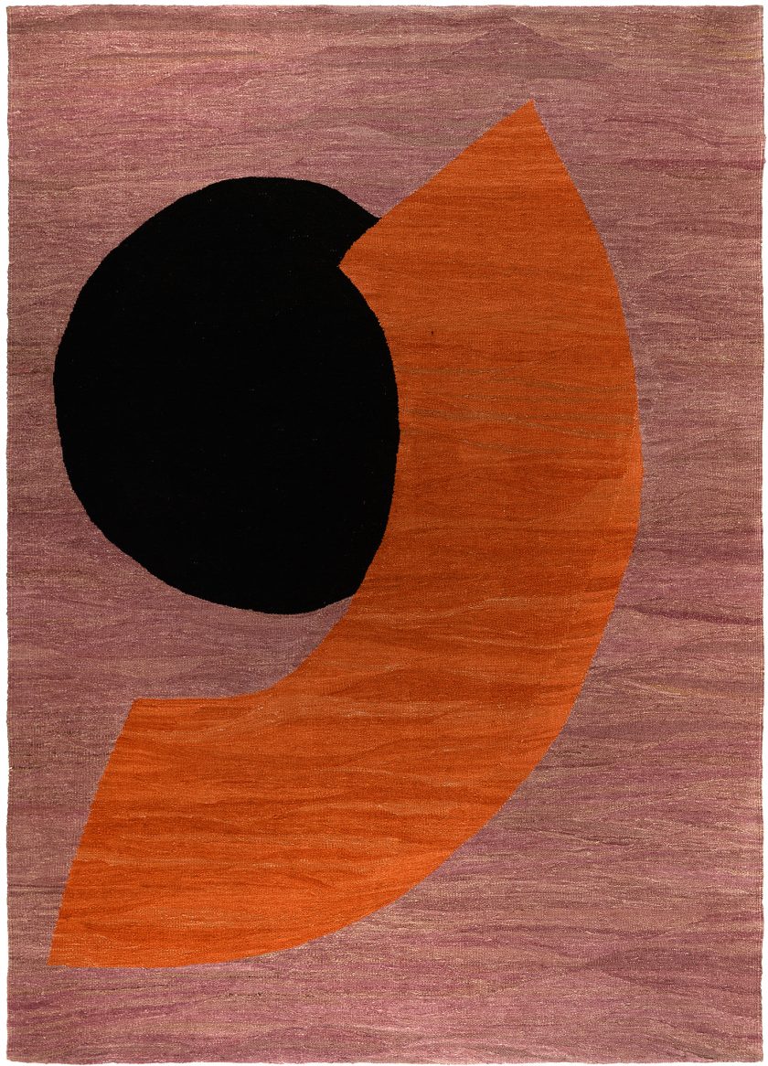 Orange Bird Kilim